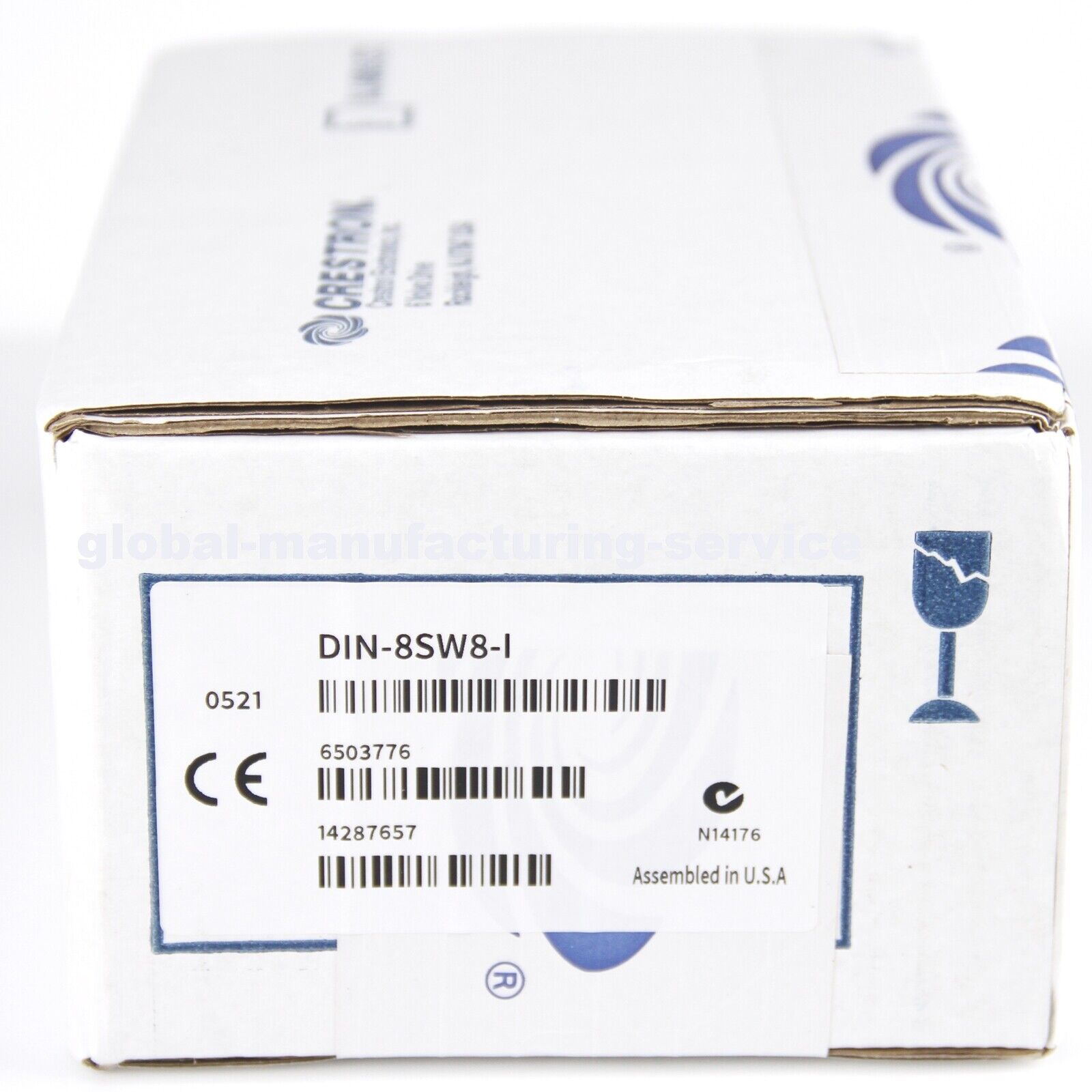 new Crestron DIN-8SW8-I DIN Rail High-Voltage Switch with Digital Inputs - KOEED