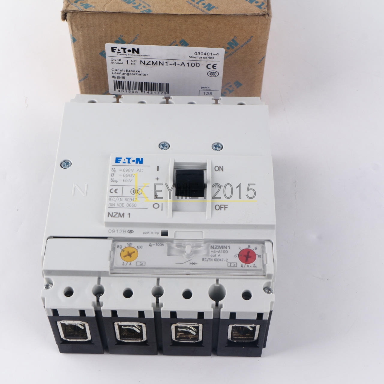 new 1PCS Eaton Circuit breaker NZMN1-4-A100 Eaton