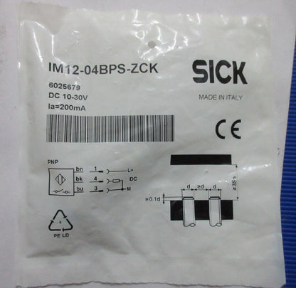 SICK IM12-04BPS-ZCK PROXIMITY SENSOR - SICK