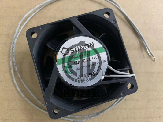 1pc SUNON AC Fan MagLev MA2062-HVL GN AC220-240V 50/60Hz 4.1/4.4W 60x60x25mm UL