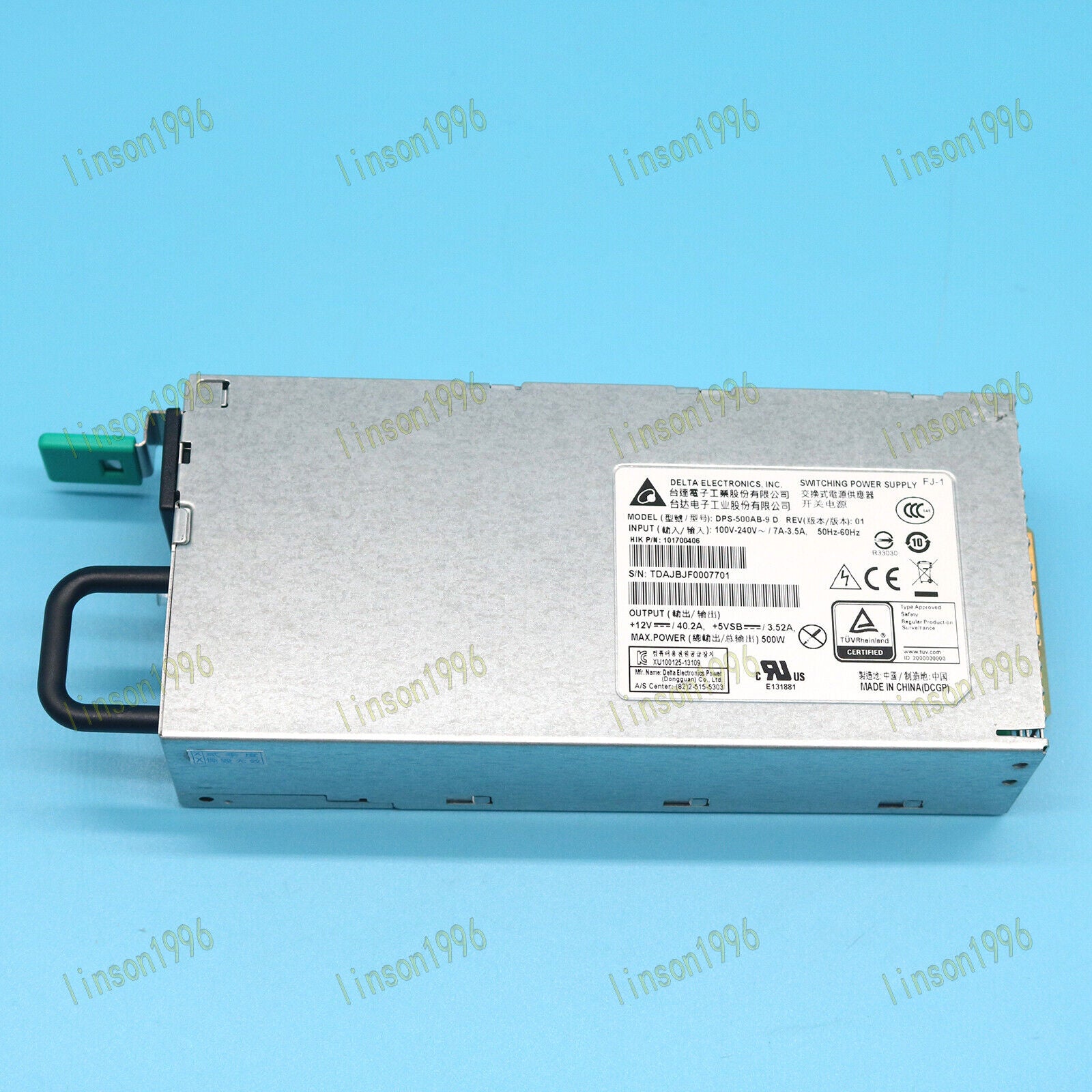 1PC Redundant Power Supply DPS-500AB-9 D 500W 50Hz-60Hz - DELTA