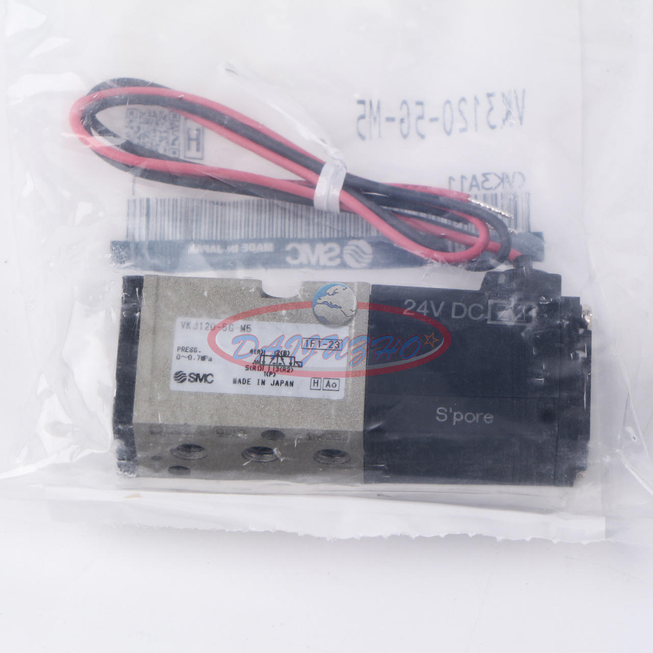 1PC SMC VK3120-5G-M5 Solenoid Valve - SMC