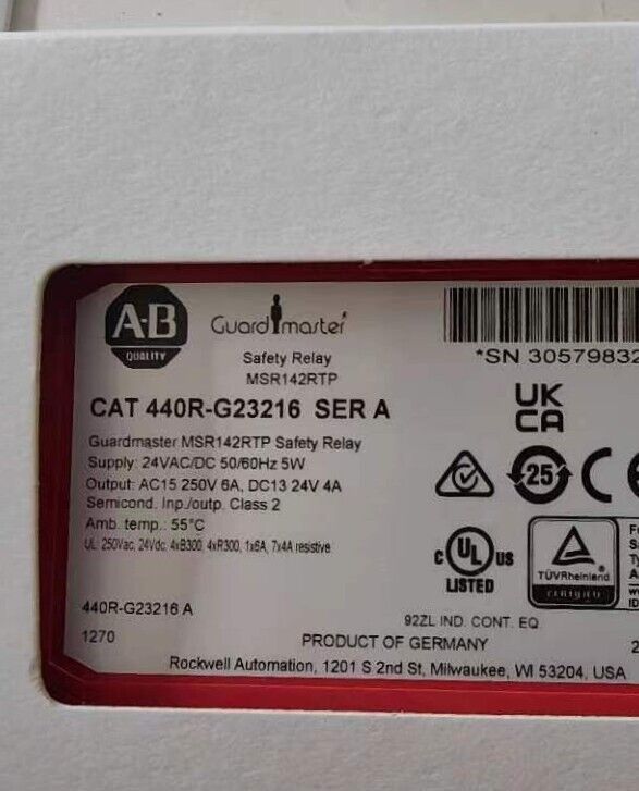 Allen-Bradley 440R-G23216 Safety Relay - ALLEN-BRADLEY