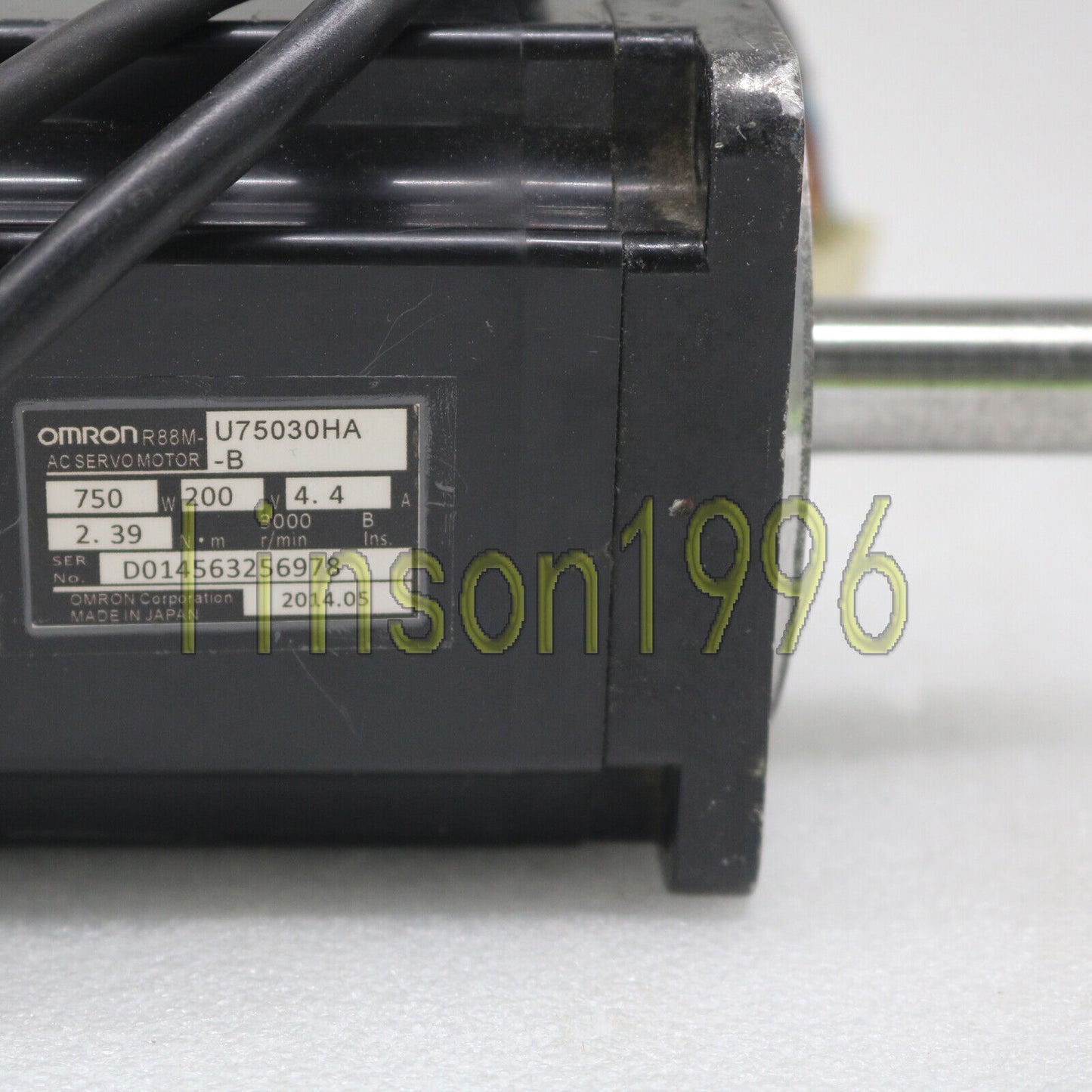 Used Omron AC Servo Motor R88M-U75030HA-B, Fully Tested - OMRON