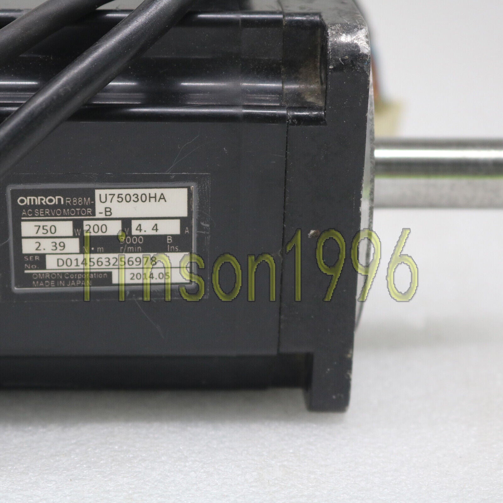 Used Omron AC Servo Motor R88M-U75030HA-B, Fully Tested - OMRON