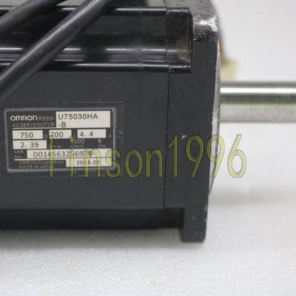 Used Omron AC Servo Motor R88M-U75030HA-B, Fully Tested - OMRON