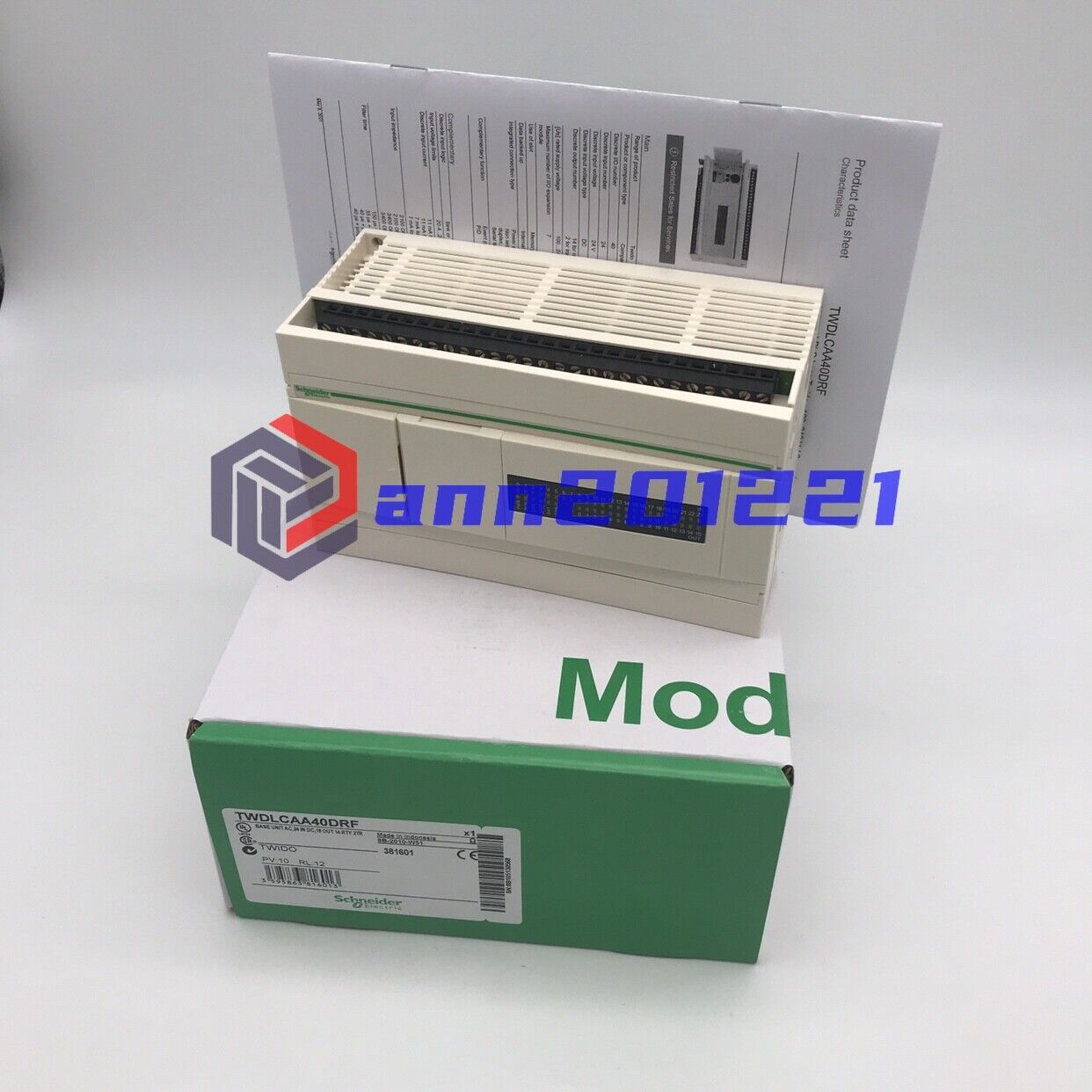 Twido PLC TWDLCAA40DRF - [Model: TWDLCAA40DRF] - TWIDO