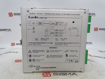EUROTEK ET-SW/300 24V 6A Power Supply - EUROTEK