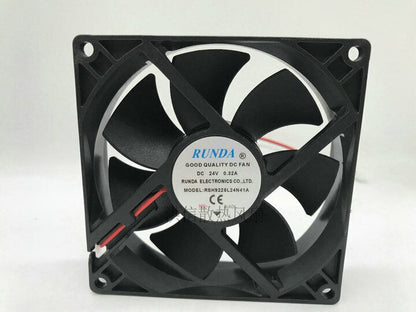 1PCS RUNDA FAN RSH9225L24N41A DC24V 0.32A 2-Pin cooling fan 92*92*25mm