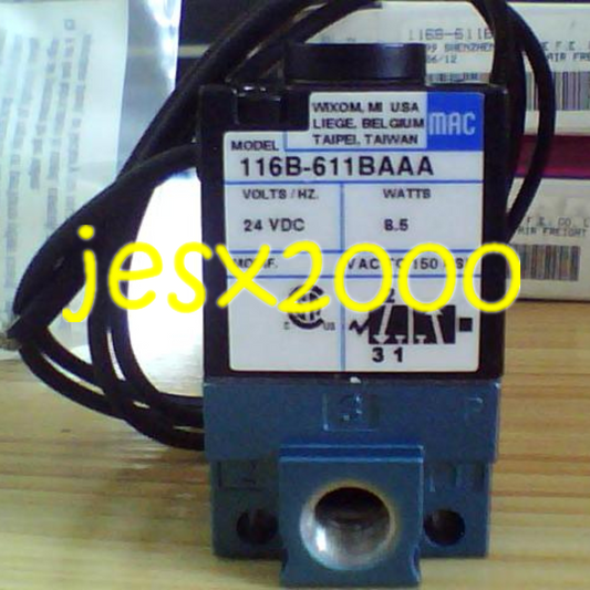 1PC MAC Solenoid Valve 116B-611BAAA IN STOCK - MAC
