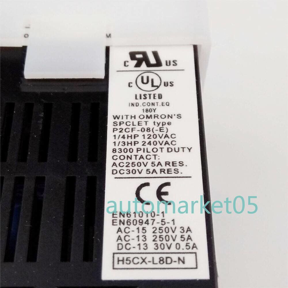 new 1PCS H5CX-L8D-N Omron Timer Unit H5CX L8D-N - OMRON