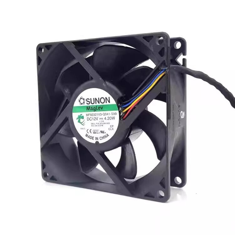 new SUNON MF92321V3-Q020-S99 9232 DC12V 4.2W 4-Wire Silent Cooling Fan