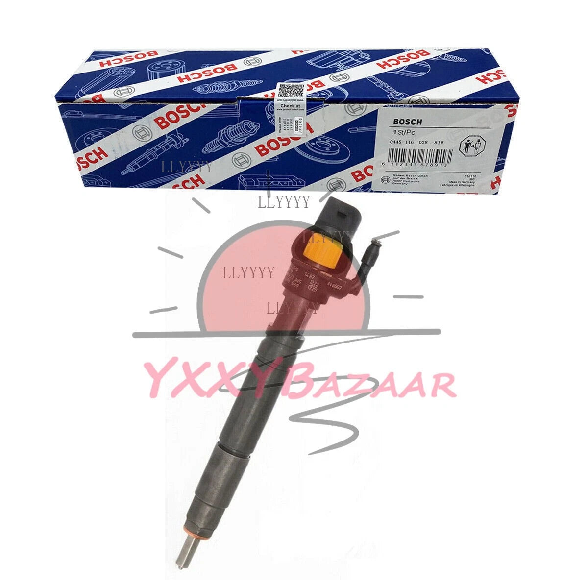 1X Diesel Fuel Injector for Bosch Mercedes Sprinter OM642 0445116028 A6420701287