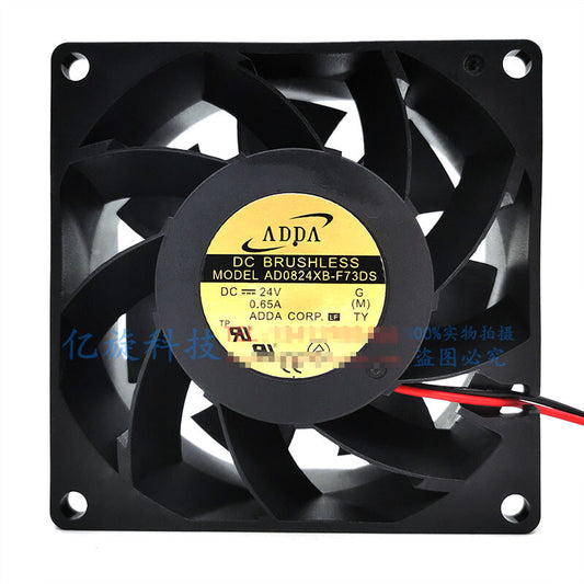 ADDA AD0824XB-F73DS 8CM 8038 24V 0.65A inverter cooling fan