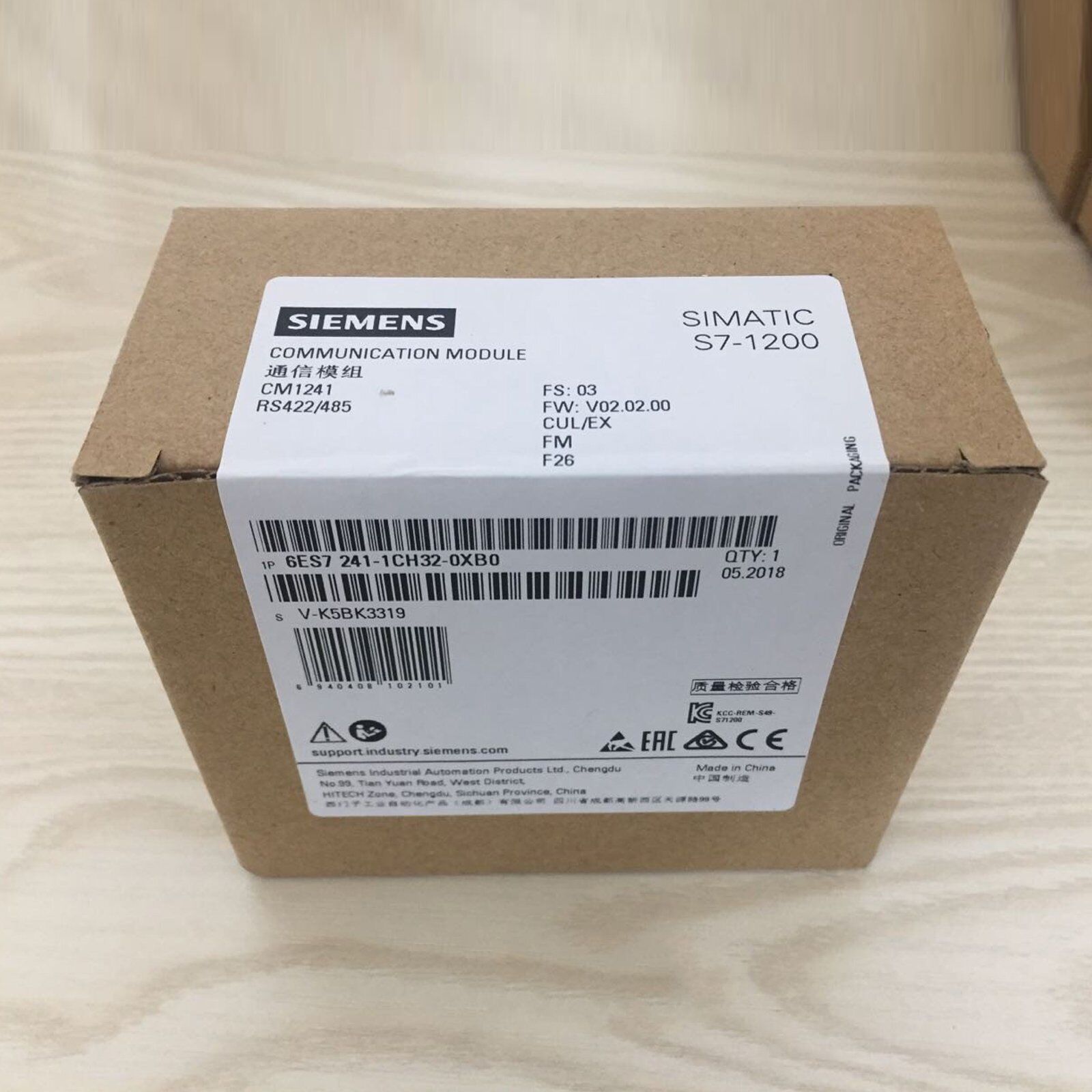 new  SIEMENS 1PS In Box PLC 6ES7 241-1CH32-0XB0