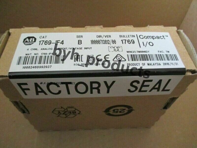 New Factory Sealed AB 1769 IF4 B CompactLogix 4CH Analog Input Module - COMPACTLOGIX