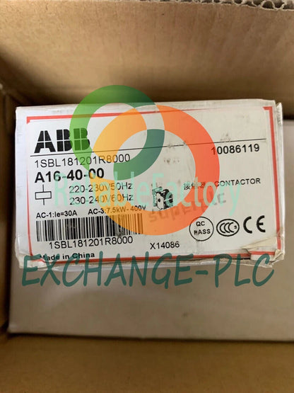 ABB Contactor A16-40-00 1PCS