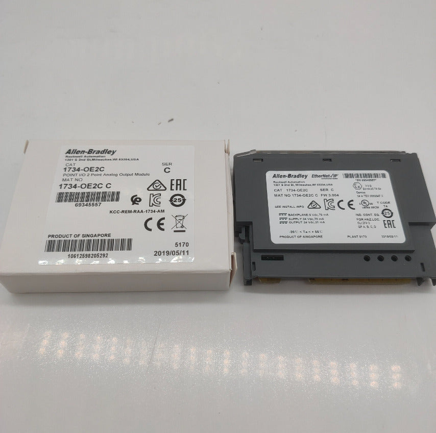 Allen-Bradley Point 2 Current Output Analog Module | Model 1734-OE2C | New In Box - ALLEN-BRADLEY
