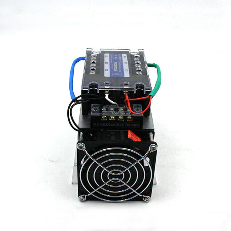 new Three-phase solid state relay FDR3-A4840Z AC 40A SSR-3 non-contact with radiator - KOEED