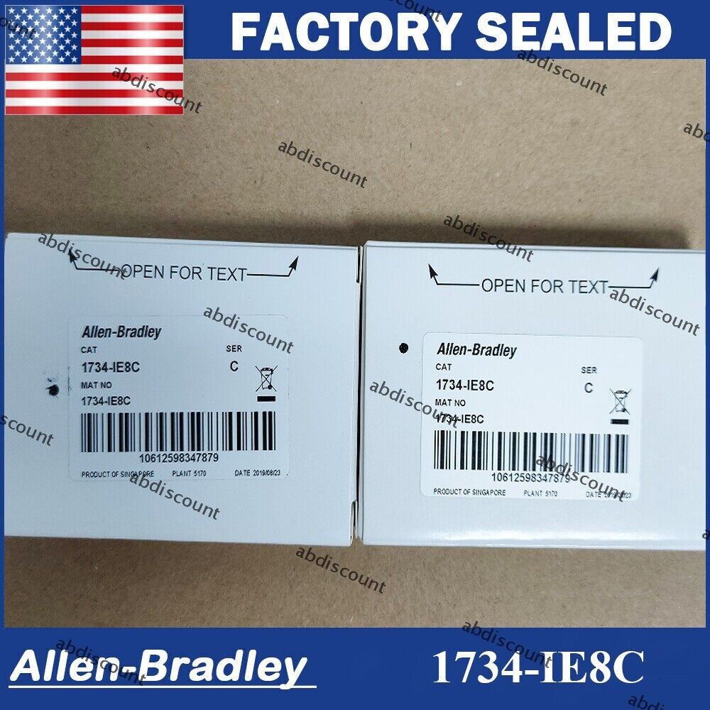 Allen-Bradley 1734-IE8C SERC POINT 8Point Analog Input Module Sealed US 2023 - ALLEN-BRADLEY