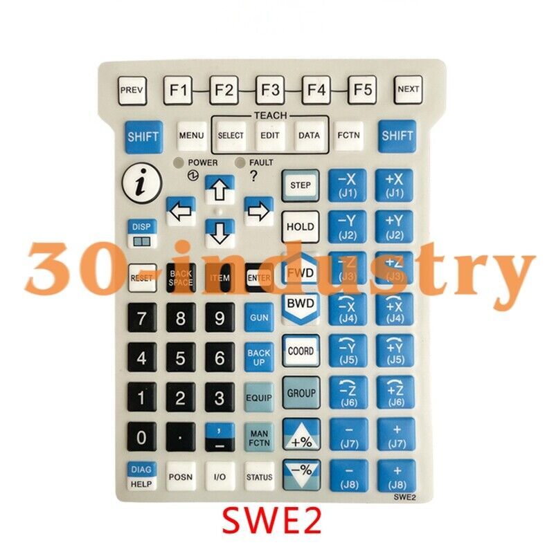 Membrane Keypad for Fanuc A05B-2255-C100 EGN SWE2 Teach Pendant - FANUC
