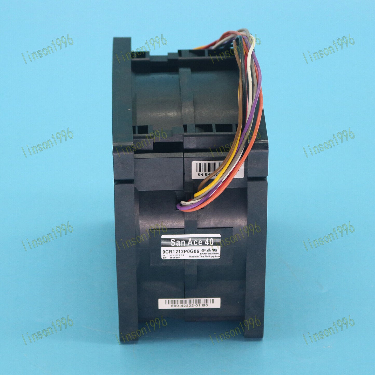1PC 9CR1212P0G06 For SANYO Cooling Fan San Ace120 12V 7.2A - SANYO