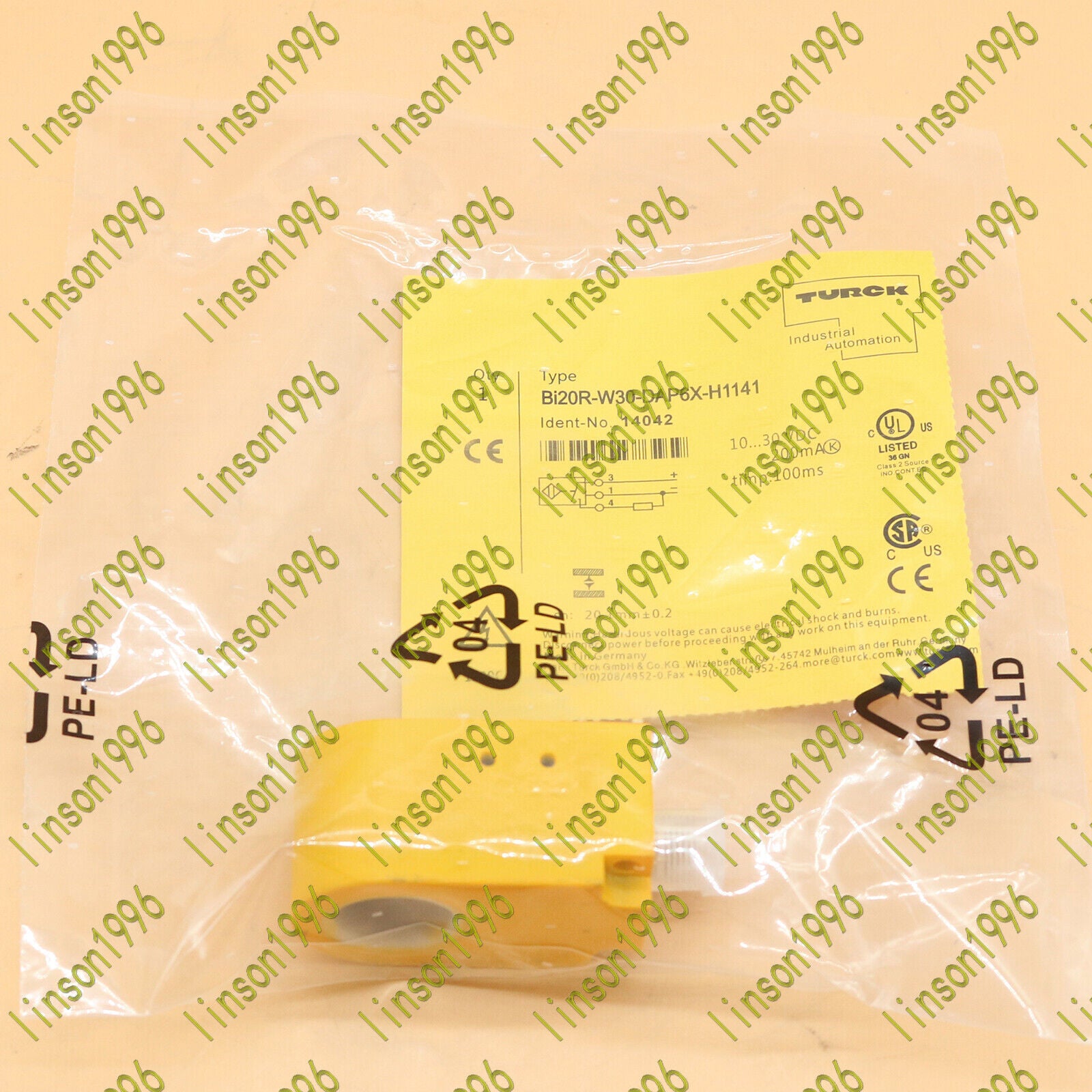 New Turck BI20R-W30-DAP6X-H1141 Proximity Switch Sensor - Smart Distance Measurement Device for Home Automation - TURCK