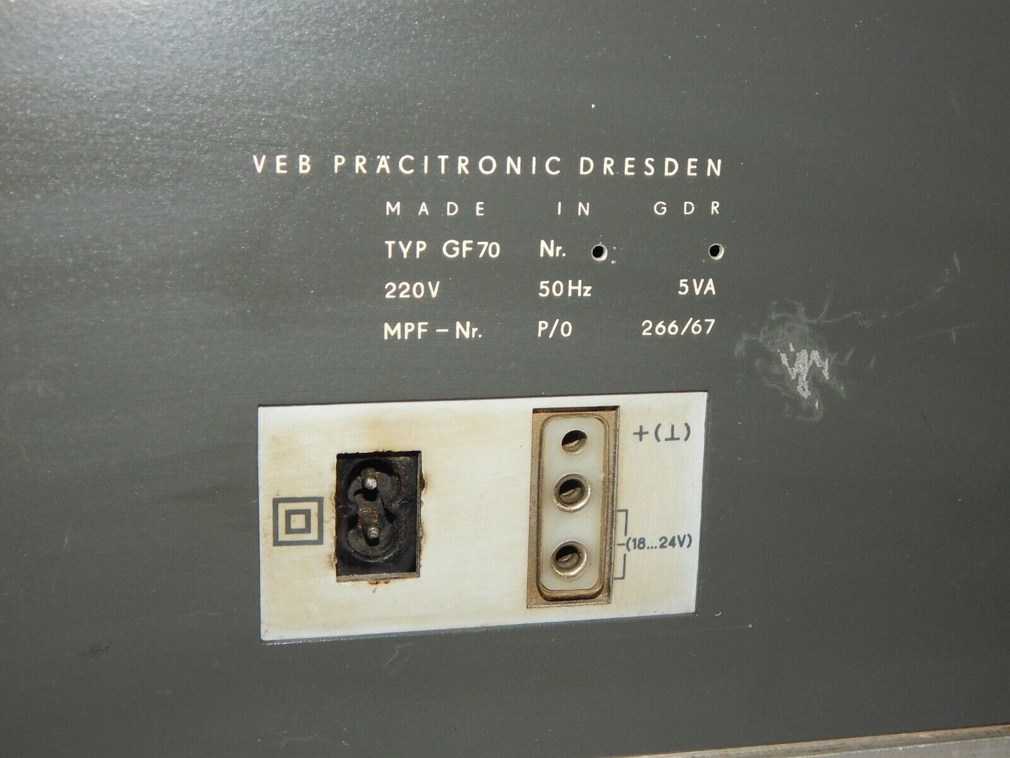 PRÄCITRONIC Measuring Device GF 70 Low-Frequency Level Generator 20Hz-20kHz - PRÄCITRONIC