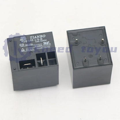 10Pcs 12V HJQ-15F-1-S-H 12VDC TIANBO Relay 4Pins US