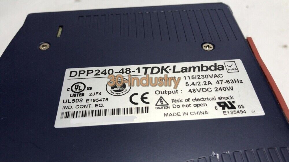 TDK-Lambda DPP240-48-1 Power Supply - 115/230VAC Input, 240W - TDK-LAMBDA