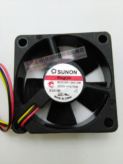 SUNON MC35100V1-000C-G99 3.5CM 3510 12V 0.75W silent cooling fan
