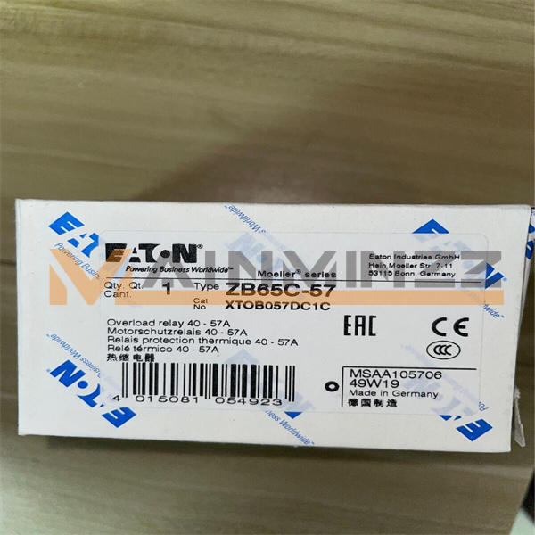 ZB65C-57 Thermal Overload Relay - EATON MUELLER