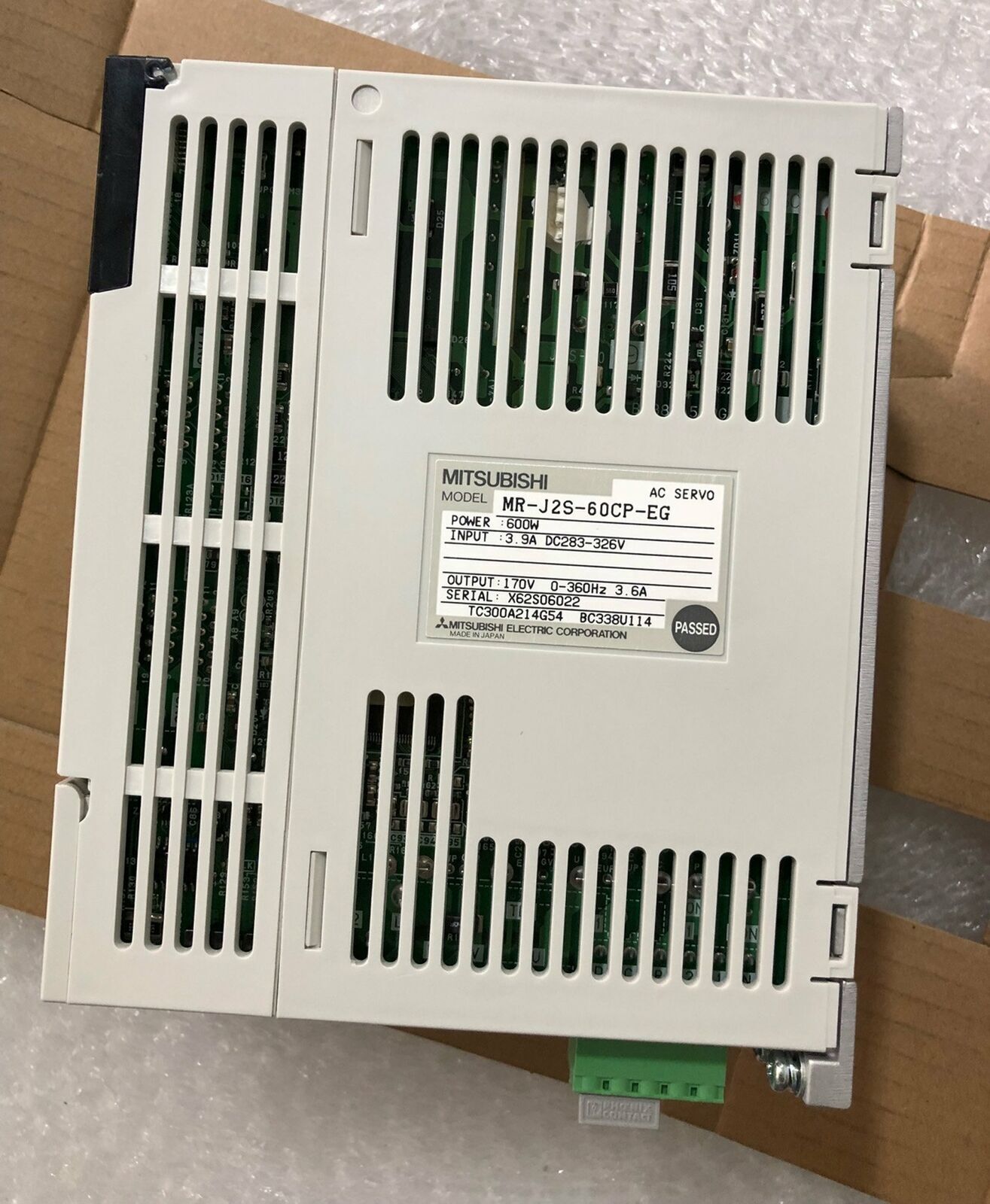 used ONE Mitsubishi Servo Driver MRJ2S60CPEG - MITSUBISHI