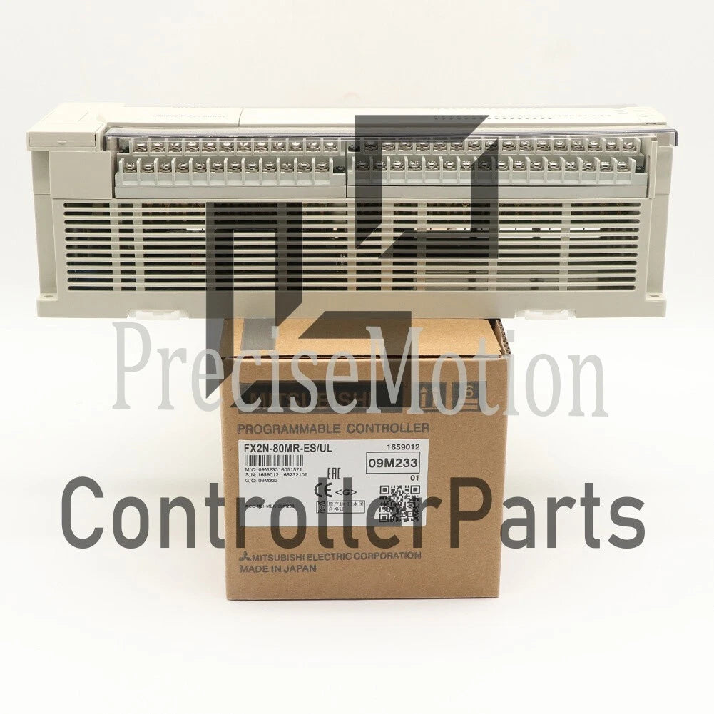 1PCS Mitsubishi Melsec PLC FX2N-80MR-ES/UL