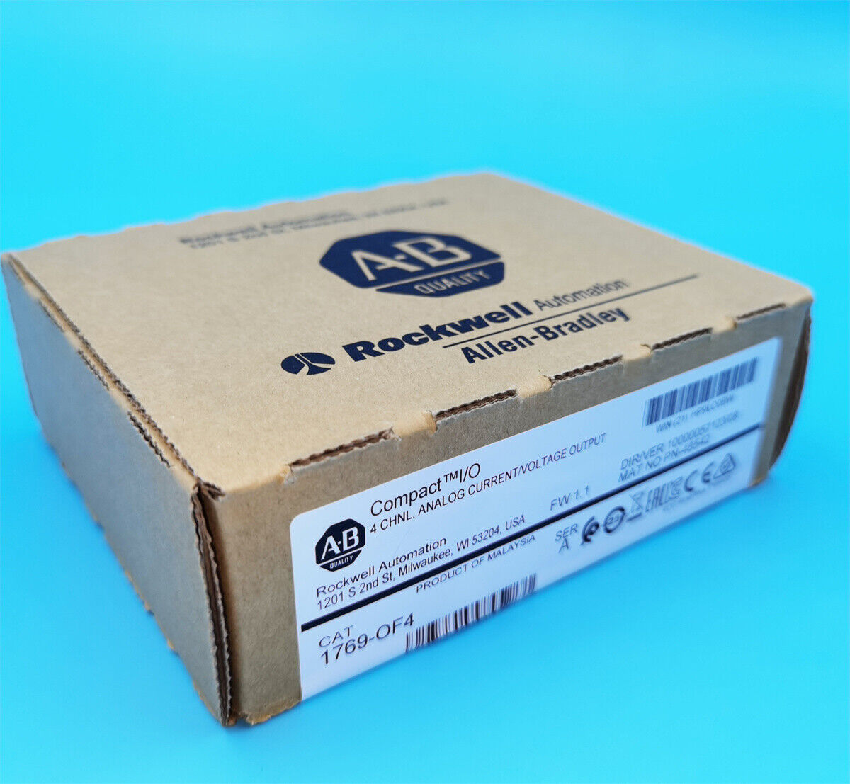 CompactLogix 4 Pt C and V Module AB 1769OF4 Sealed - COMPACT LOGIX