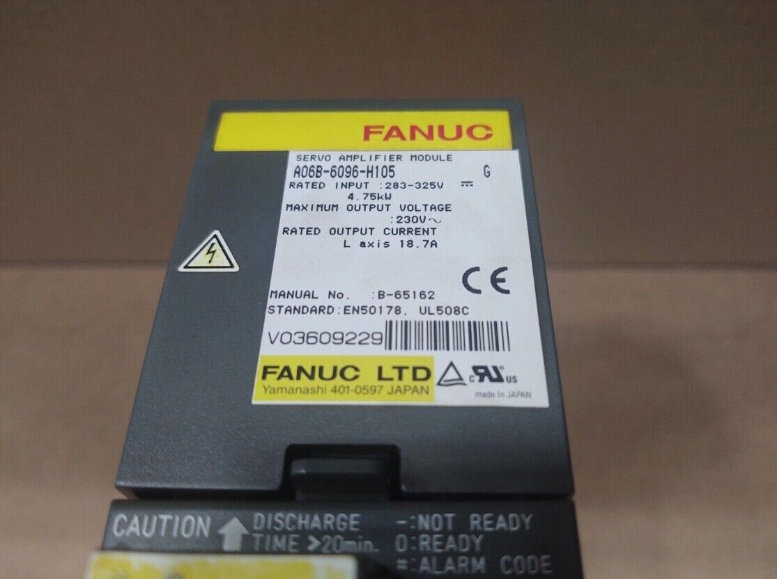FANUC A06B-6096-H105 Servo Drive: Unopened, High-Performance Motor - FANUC