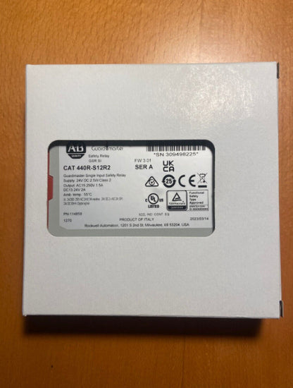 Allen Bradley GuardMaster 440R-S12R2 Safety Relay - ALLEN BRADLEY