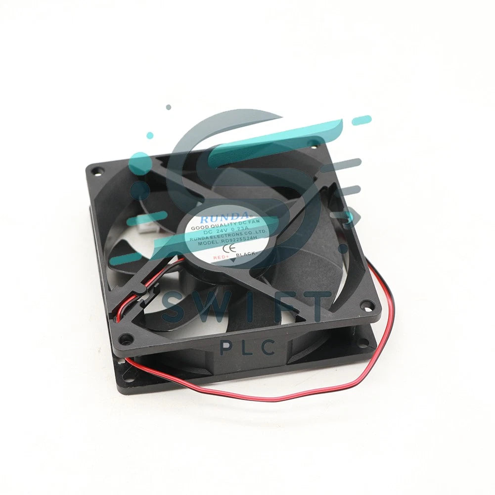 5PCS 9225 9CM 2 Wire Cooling Fan RUNDA RD9225S24H DC24V 0.23A