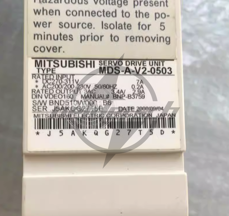 MITSUBISHI ONE Servo Driver MDSAV20503 - MITSUBISHI