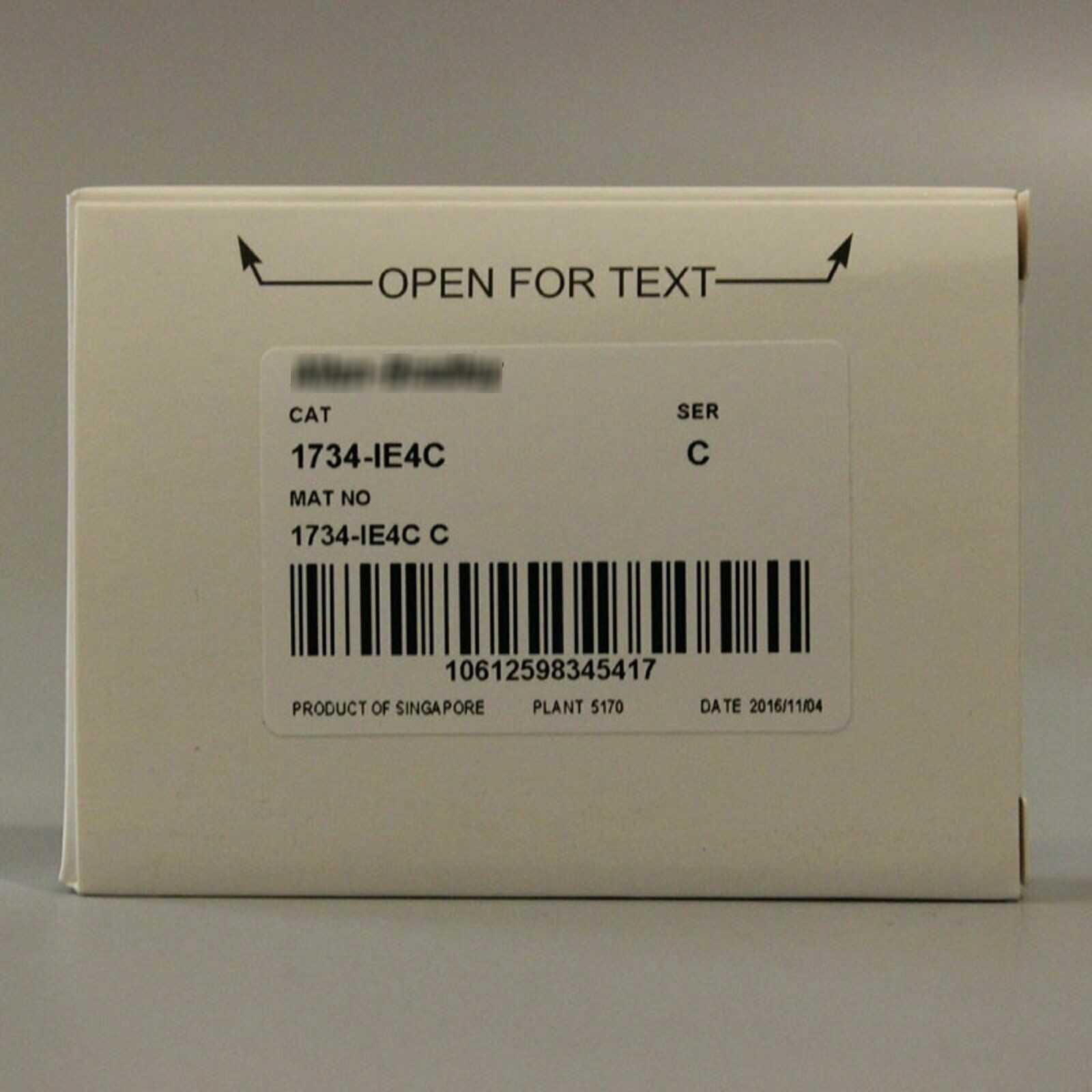 Allen Bradley 1734-IE4C 4 Point Analog Input Module - ALLEN BRADLEY