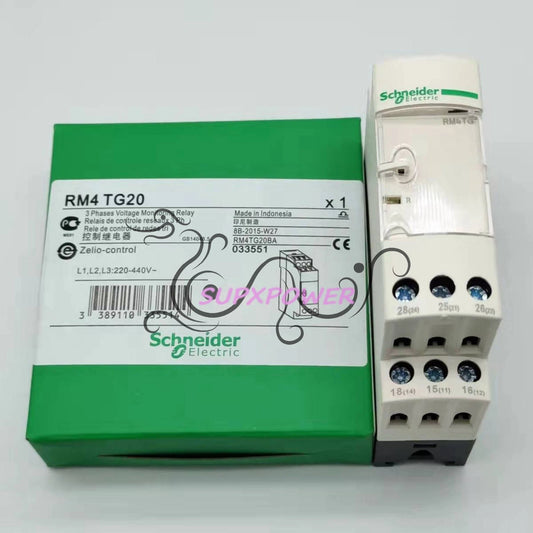 Schneider Telemecanique 3 Phase Voltage Monitoring Relay RM4TG20 RM4 TG20 #s