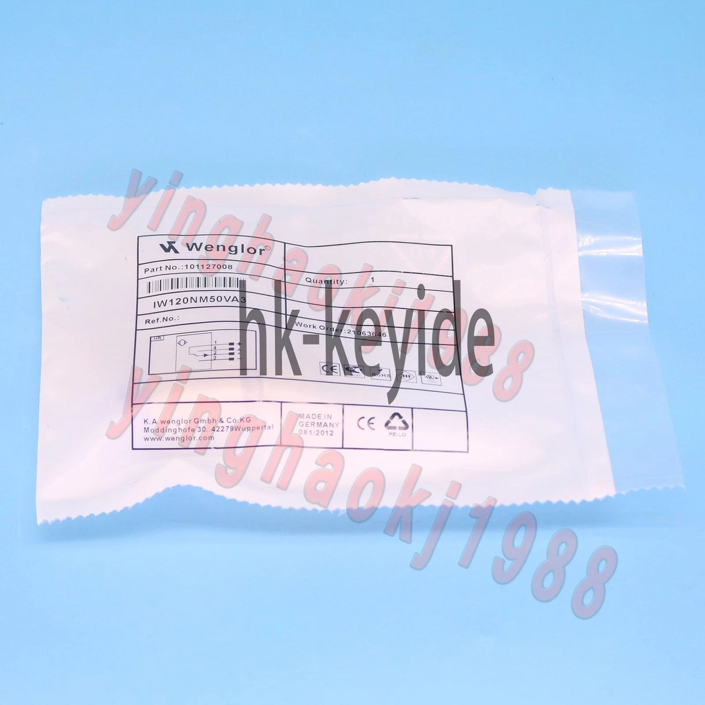 For Wenglor Proximity Switch IW120NM50VA3 Inductive Sensor Free Shipping