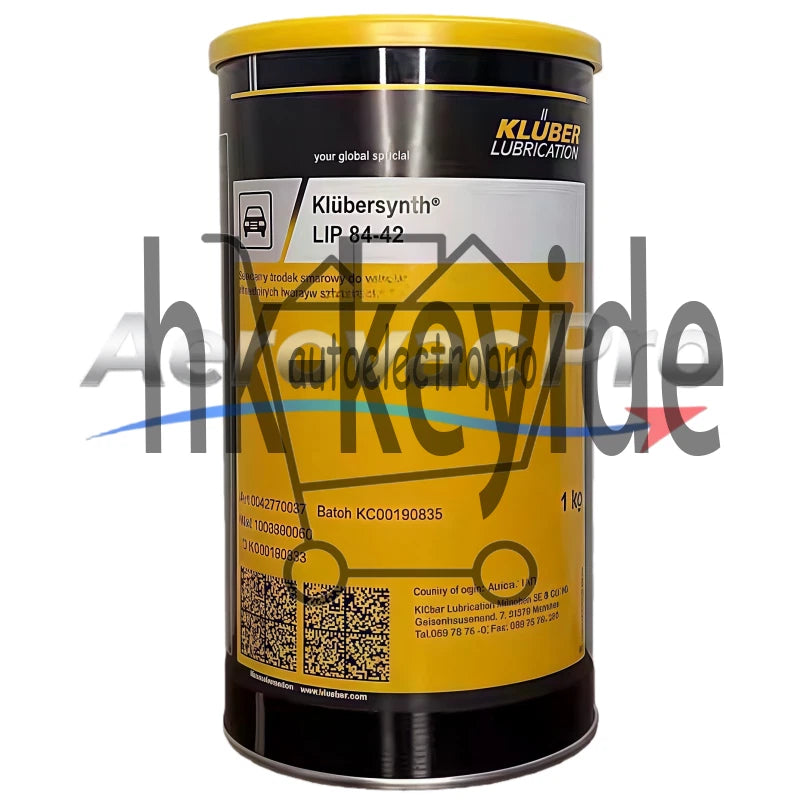 KLUBER Lubrication KLUBERSYNTH LIP 84-42 Grease 1Kg (2.2 LB) SAFE RELIABLE