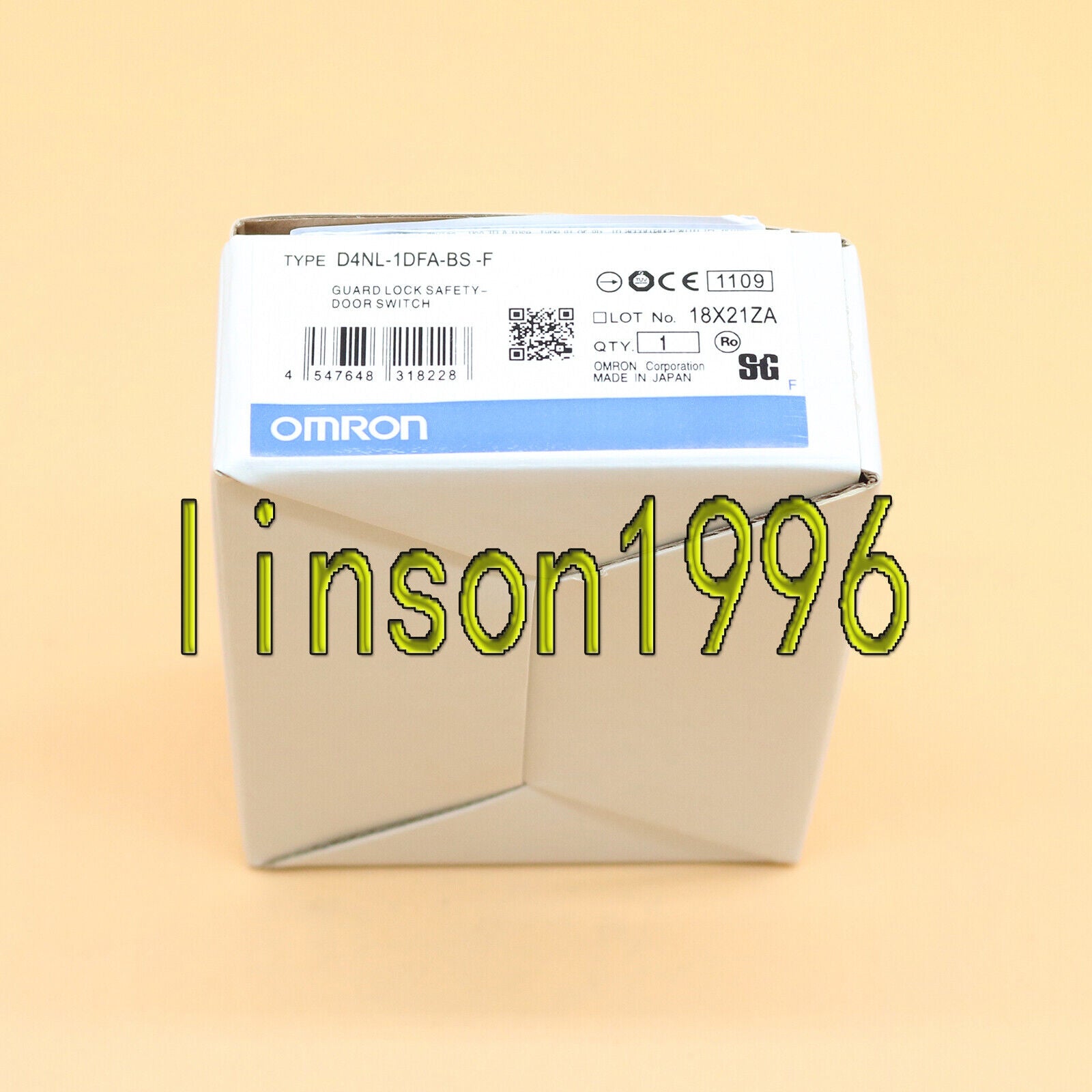 Omron Safety Door Switches D4NL-1DFA-BS-F - OMRON