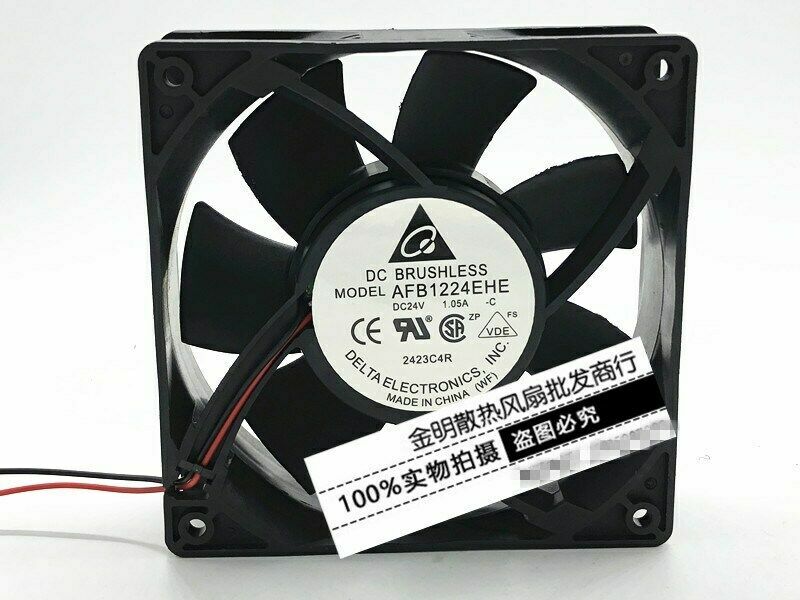 DELTA AFB1224EHE 24VDC 1.05A 12CM Inverter Gale Volume Cooling Fan