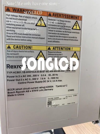 Bosch Rexroth HCS01.1E-W0028-A-03-B-ET-EC-NN-NN-NN-NW Drive - BOSCH REXROTH