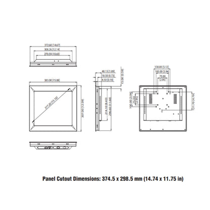 ADVOTECH FPM-2150G-R3BE Touch Panel - High-Performance Interactive Display - ADVOTECH