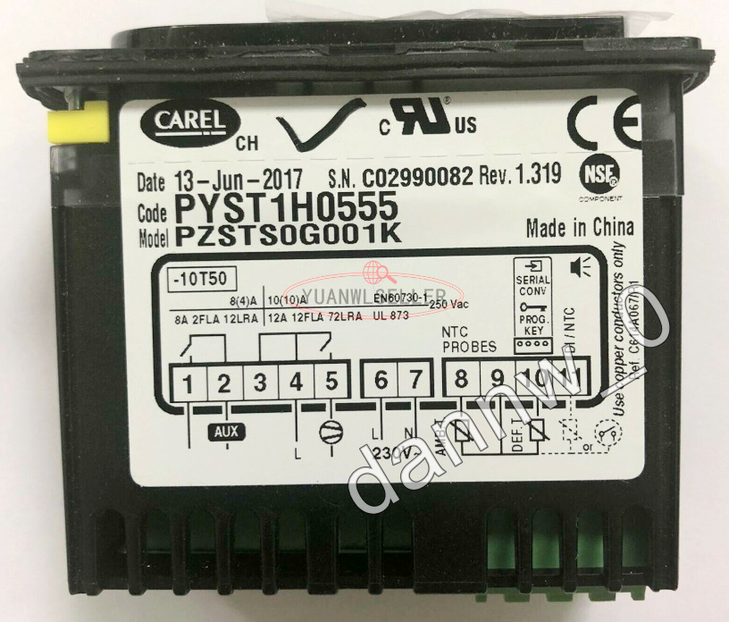 CAREL PZSTS0G001K PYST1H0555 Temperature Controller - CAREL