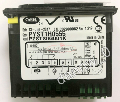 CAREL PZSTS0G001K PYST1H0555 Temperature Controller - CAREL