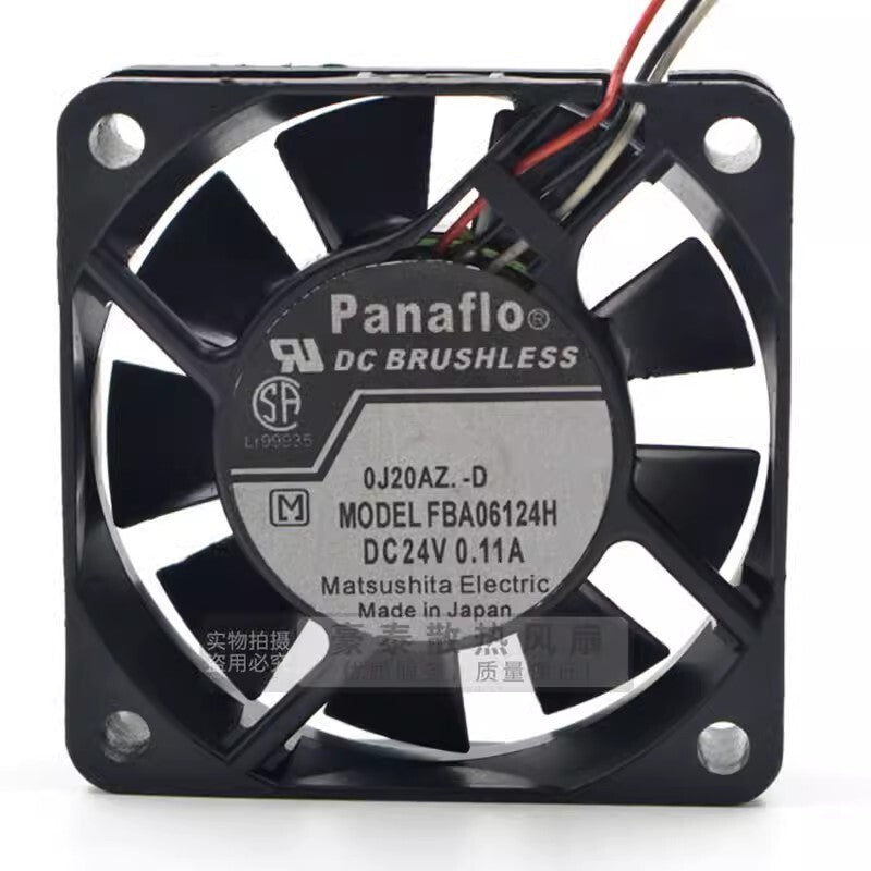 panaflo FBA06T24H 6015 DC24V 0.11A 6CM 3-Wire Inverter Cooling Fan